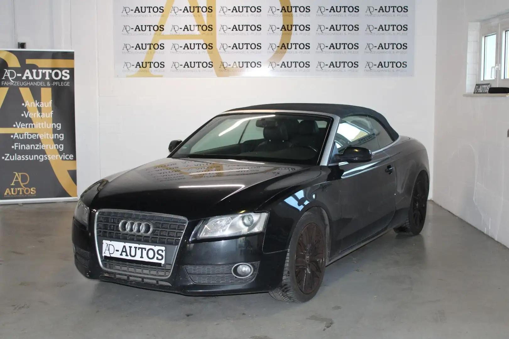 Audi A5 Cabrio 1.8+LEDER+XENON+SHZ+PDC+ÖLPUMPE DEFEKT Schwarz - 1