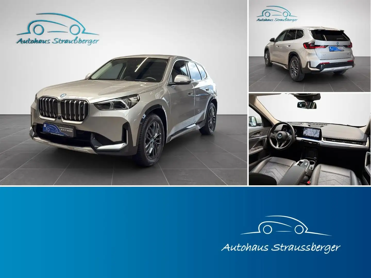 BMW iX1 30 xDrive xLine KZU ACC HiFI AHK RFK Ad. LED Zilver - 1
