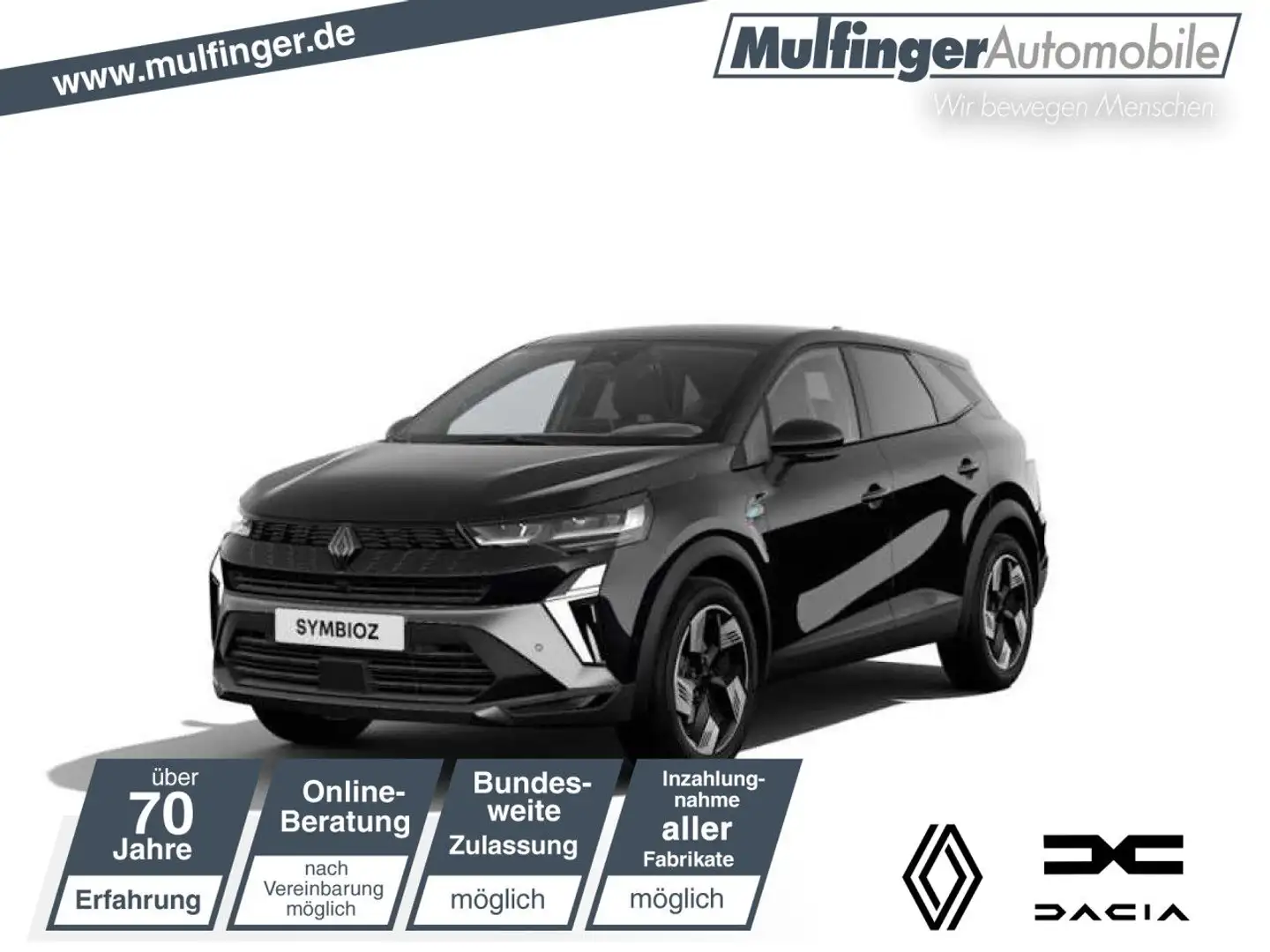 Renault Symbioz Esprit Alpine E-TECH Full Hybrid 160 ALLWETTER LED Zwart - 1