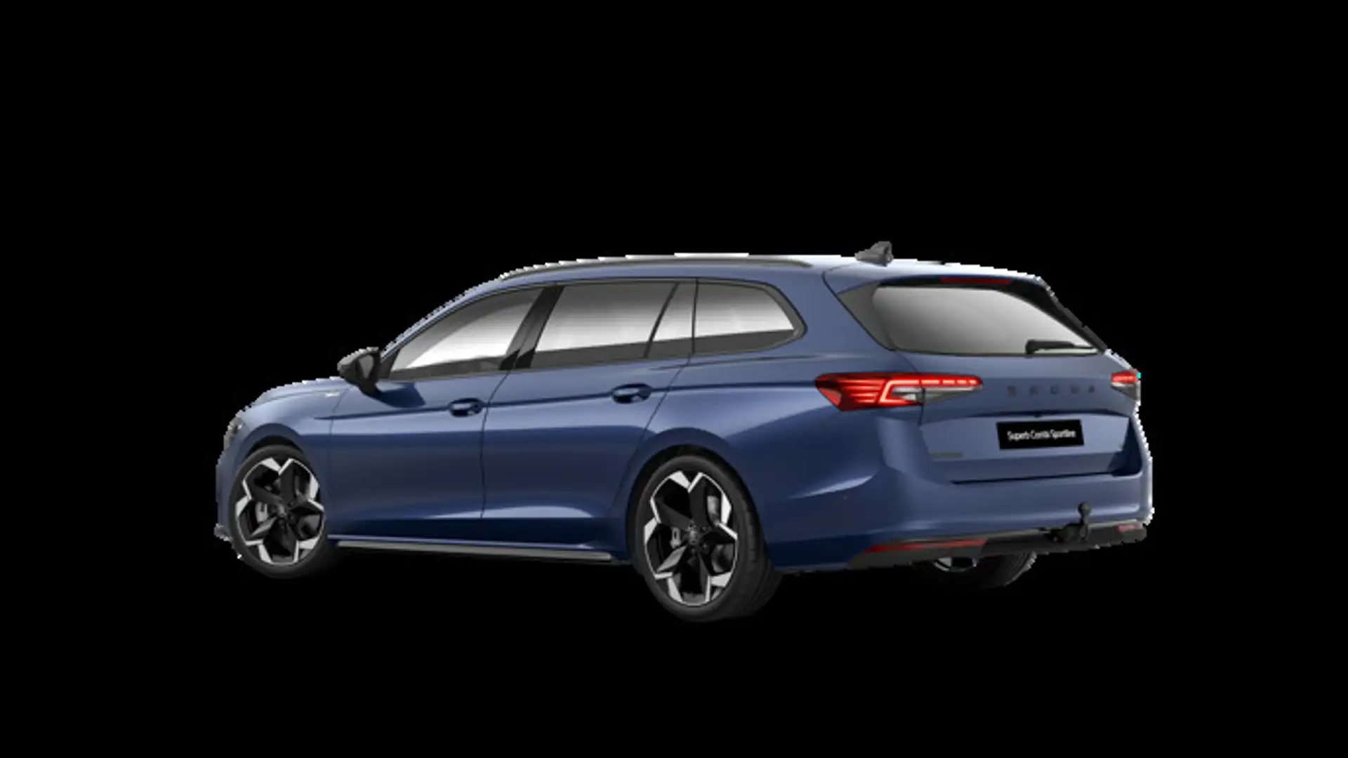 Skoda Superb Combi Sportline 2,0 TDI 142 kW 7-Gang-DSG Blauw - 2
