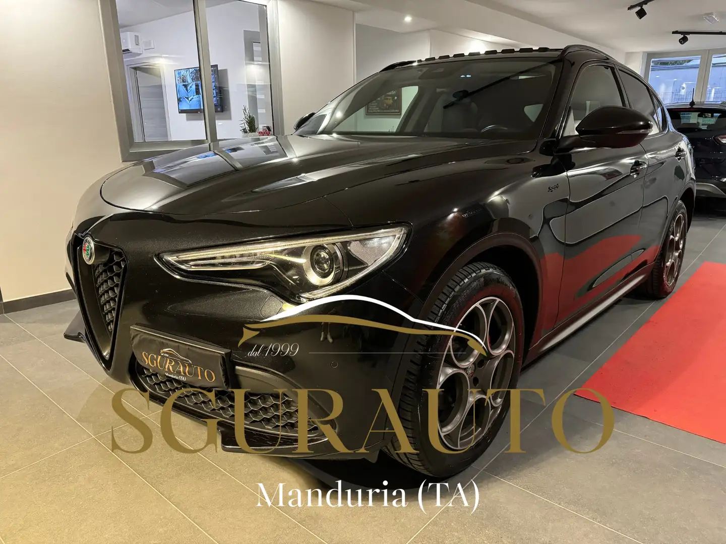 Alfa Romeo Stelvio 2.2 190CV AT8 Q4 SPRINT 2021 Nero - 1