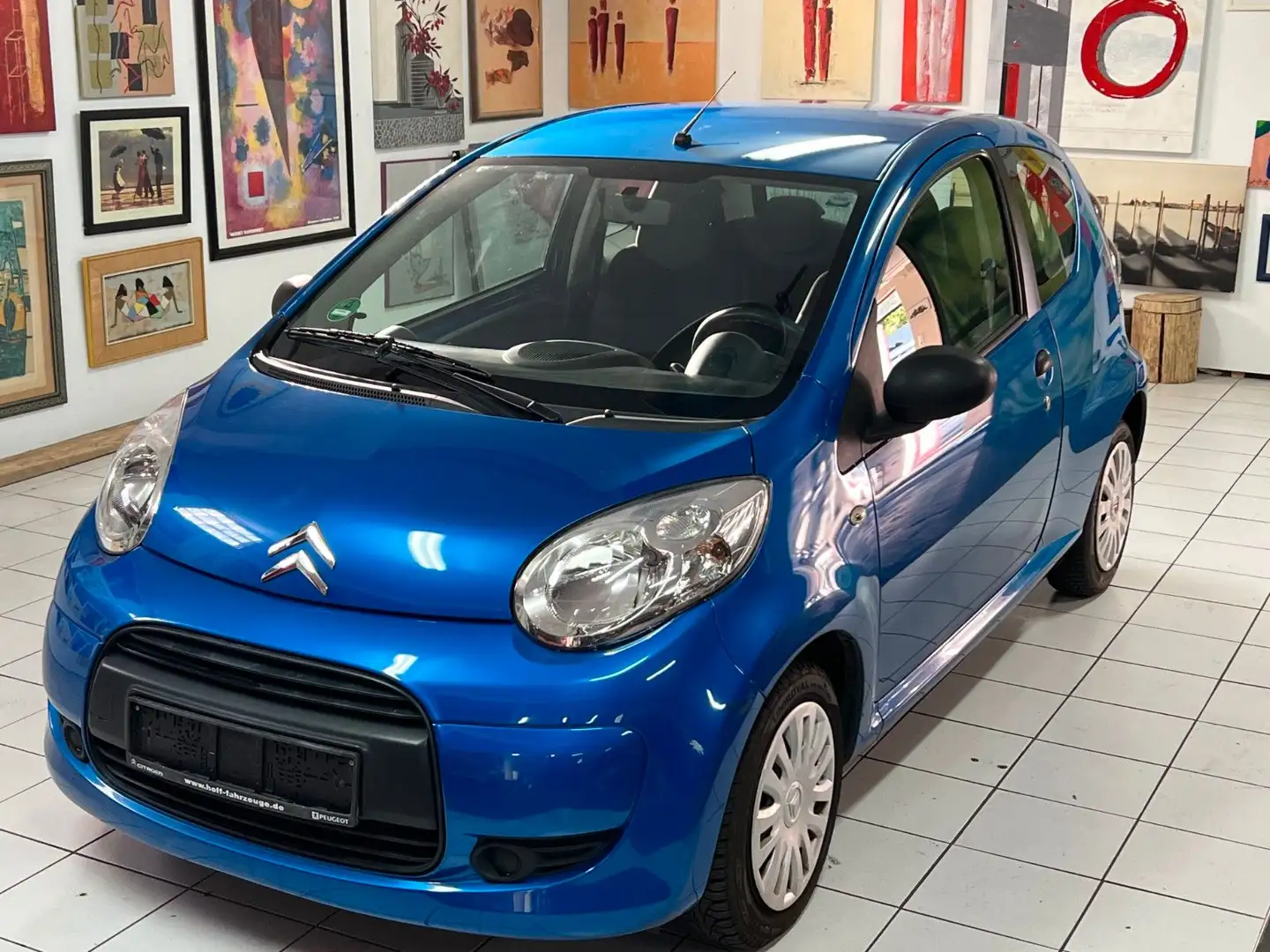 Citroen C1 Advance 1 Hand TÜV Neu Garantie Blau - 2
