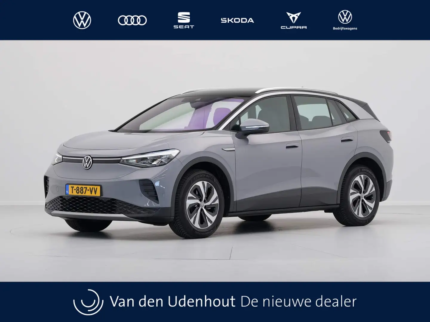Volkswagen ID.4 Pure 52 kWh NL Auto! Navigatie Clima Acc Pdc inclu Gris - 1