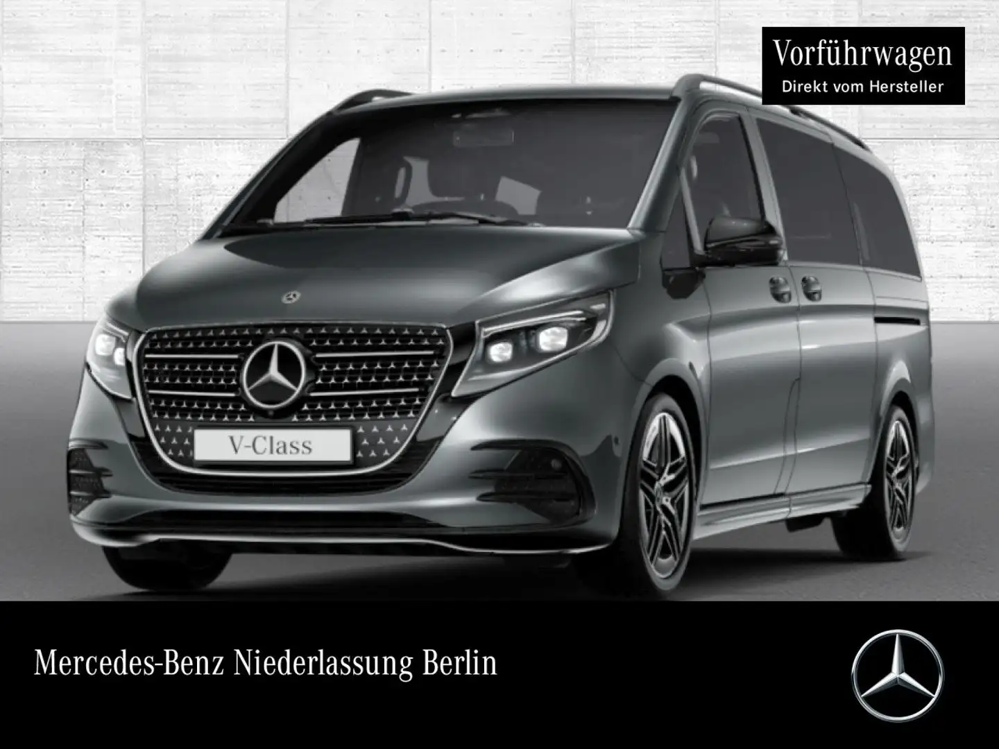 Mercedes-Benz V 300 d 4M AVANTGARDE+Allrad+AMG+SchiebDa+9G+AHK Grau - 1