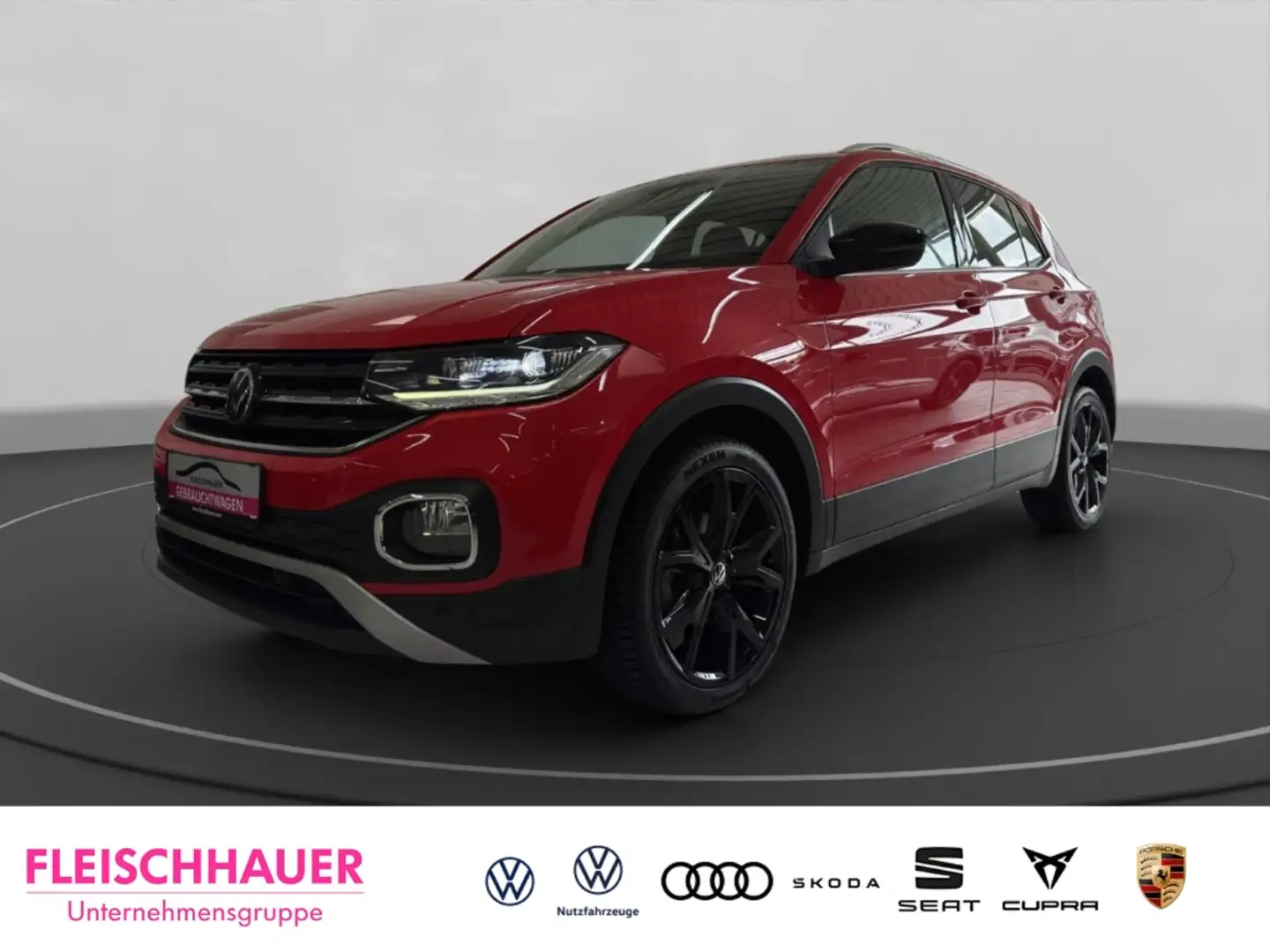 Volkswagen T-Cross Style 1.5 Style LED+ACC+NAVI+PDC V&H+DAB Rot - 1