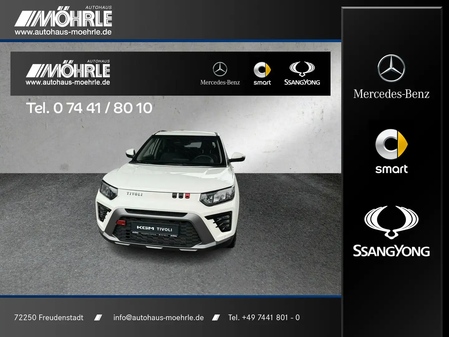 SsangYong Tivoli Tivoli 1.5 P Black 4WD LED beheizbares Lenkrad Wit - 1