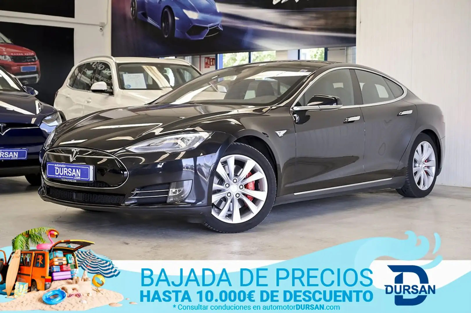 Tesla Model S 90D 4WD Negro - 1