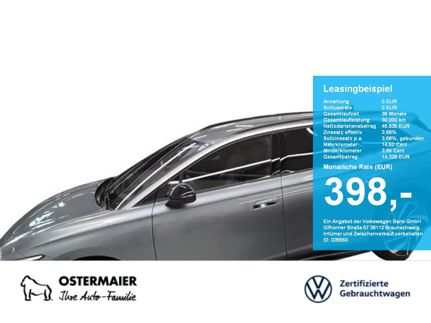 Volkswagen ID.7 Tourer PRO 286PS NP.73T ACC.5J-G.WÄRMEPUMPE.AHK.AR Blauw - 1