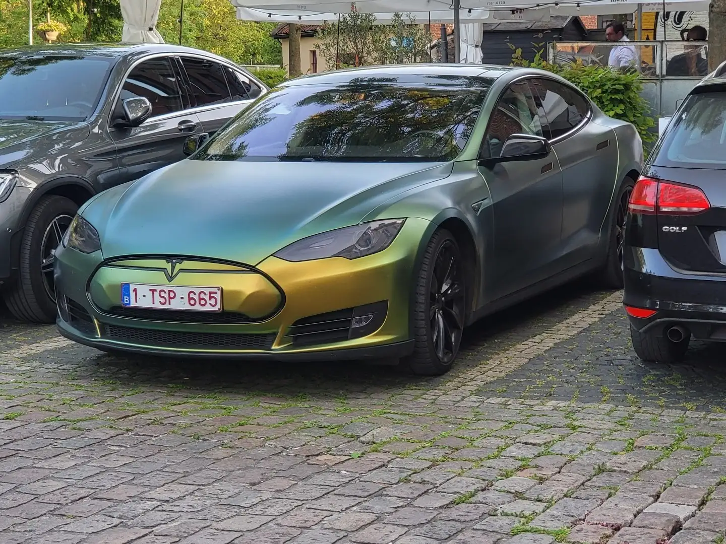 Tesla Model S FREE SUPERCHARGER, COULEUR EXCEPTIONNELLE, CCS2, Yeşil - 1