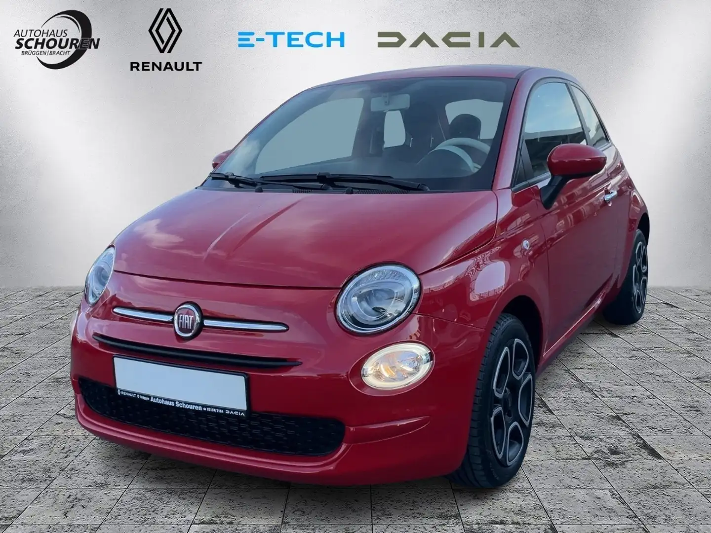 Fiat 500 1.0 Mild Hybrid Club Rosso - 1