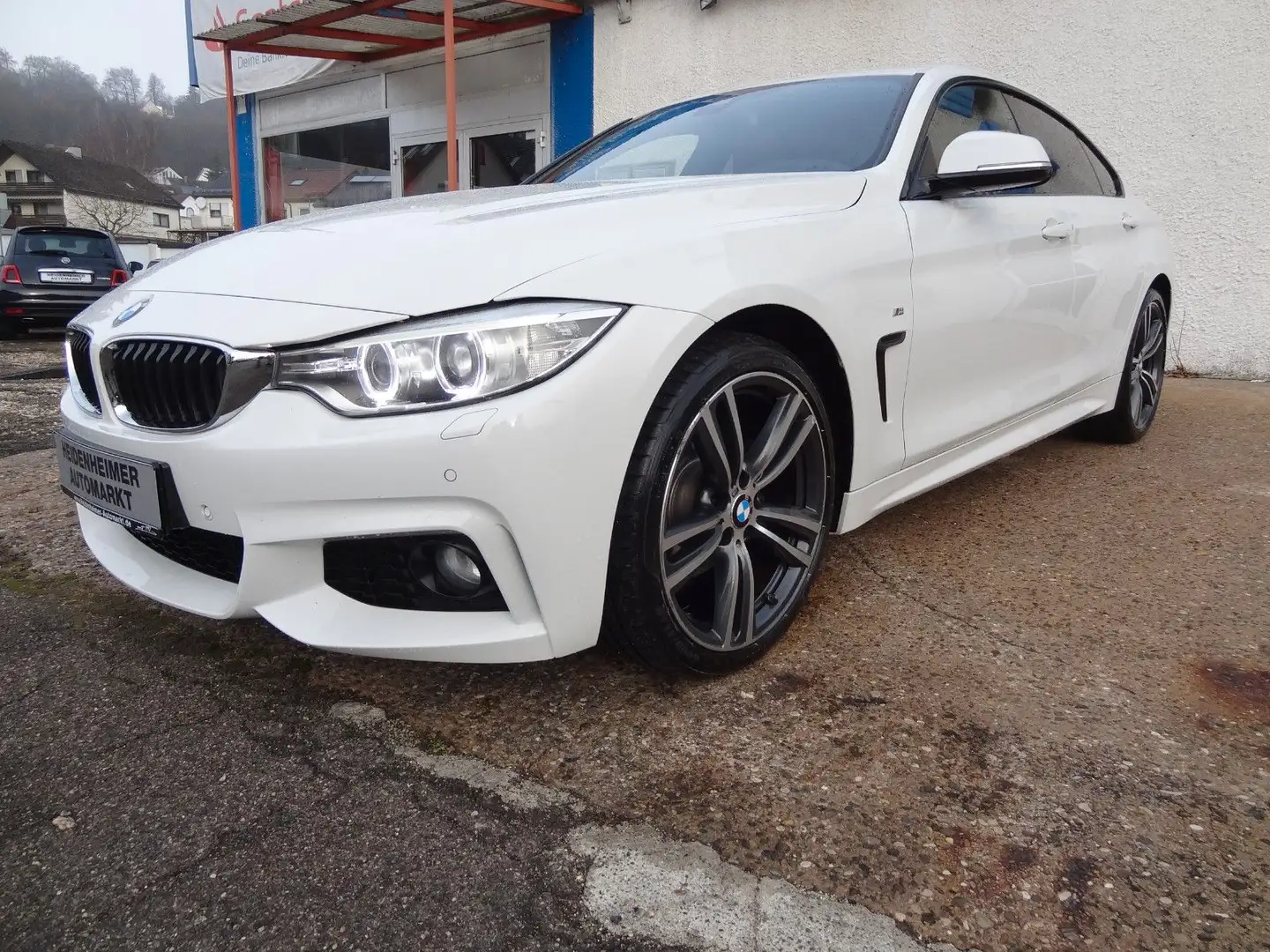 BMW 420 420i xDrive Gran Coupé/M-Sport/2.Hd/HUD/GSD/Navi Weiß - 1