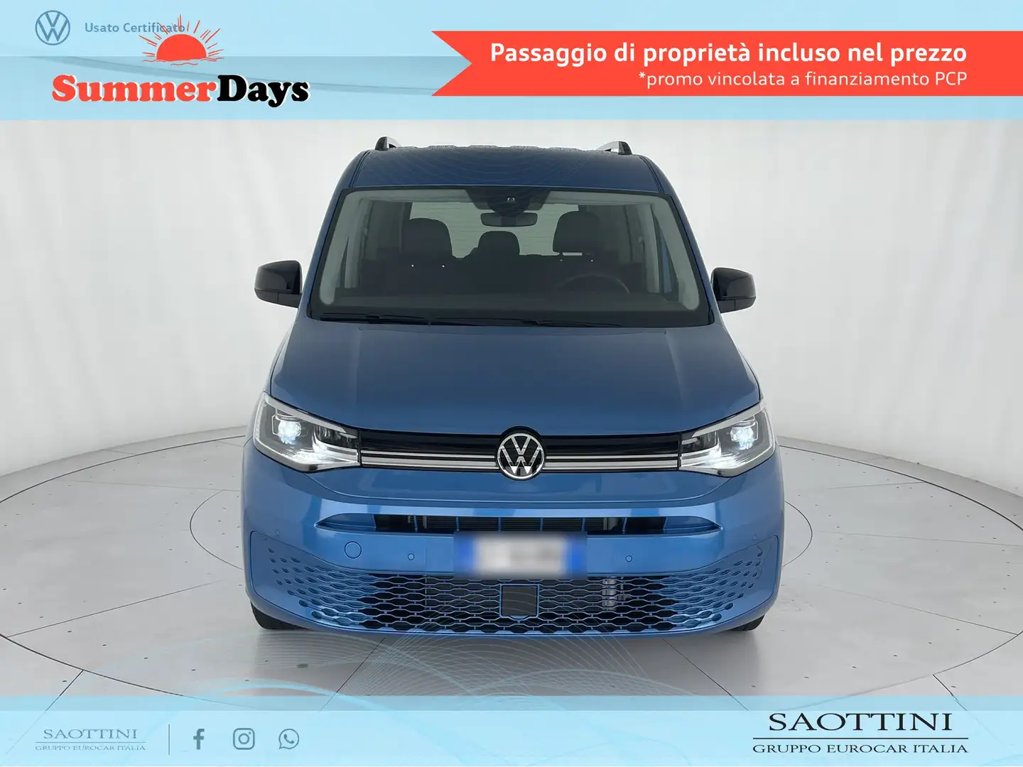 Volkswagen Caddy Style 2.0 TDI 122 CV DSG Blu/Azzurro - 2