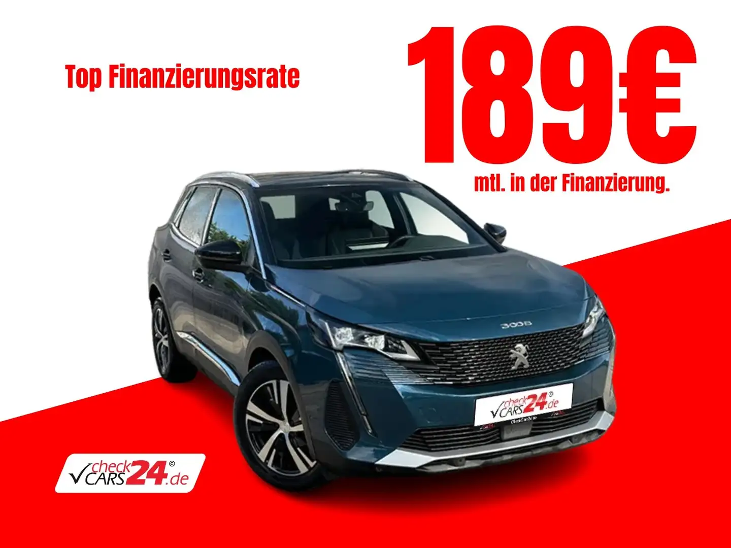 Peugeot 3008 1.2 PureTech 130 GT LED NAVI ACC *SOFORT* Blau - 1