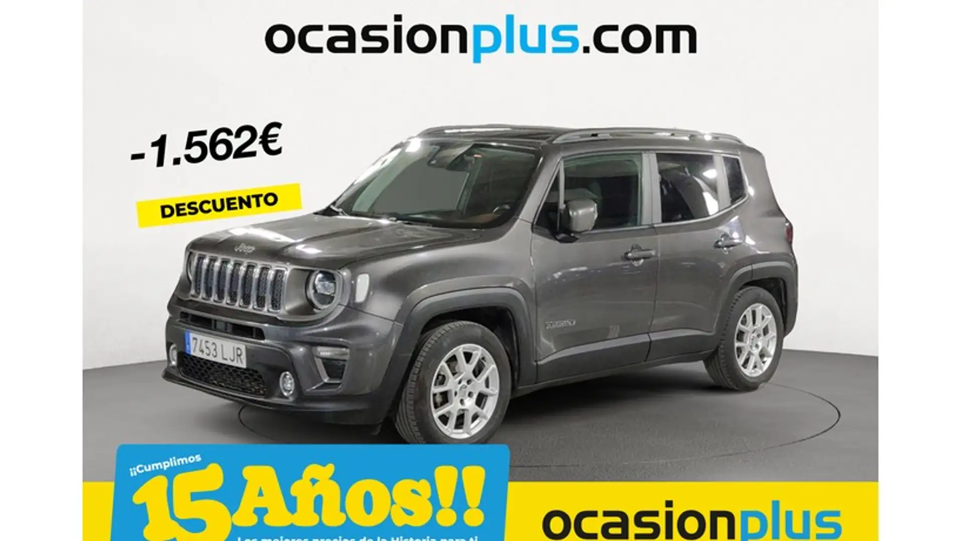 Jeep Renegade 1.6Mjt Limited 4x2 Grijs - 1