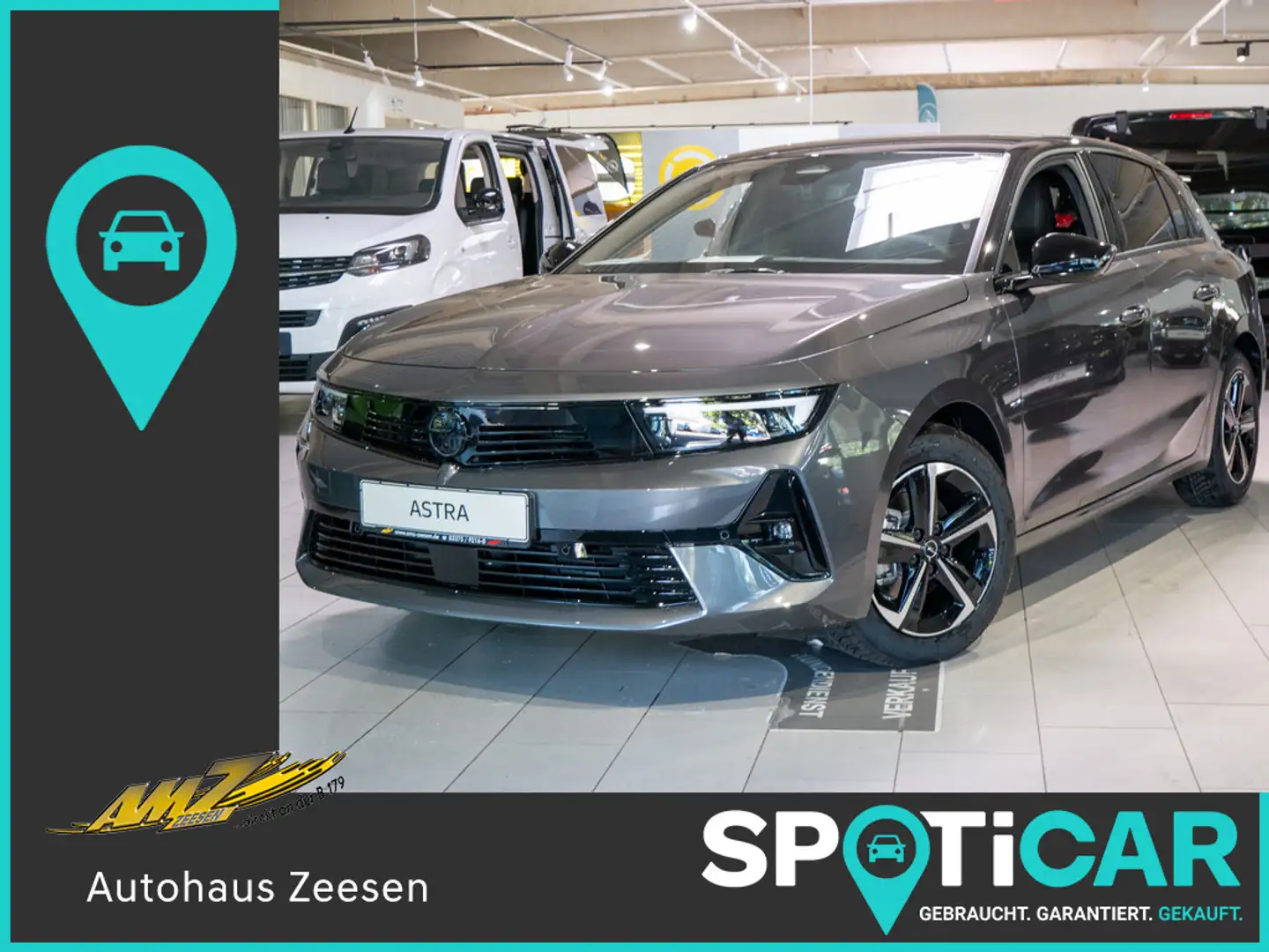 Opel Astra GS 1.2 Turbo KAMERA ACC NAVI LED 360° Gris - 1
