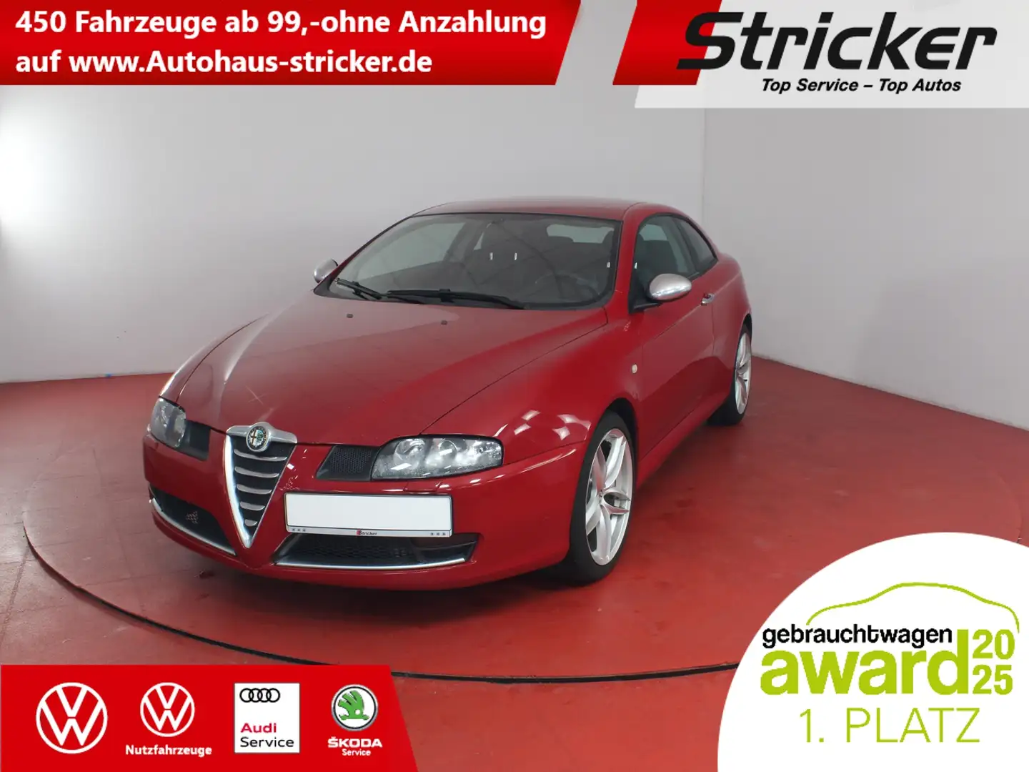 Alfa Romeo GT Quadrifoglio Verde 2.0JTS TÜV bis 05.2027 Sitzhei Rojo - 1