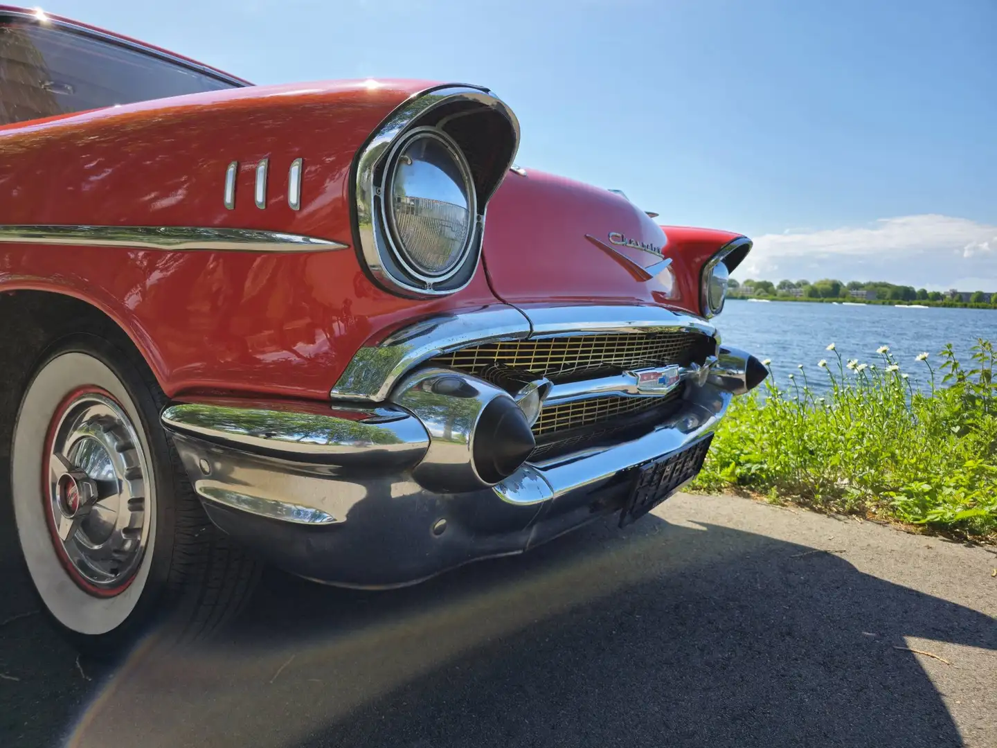 Chevrolet Bel Air USA 4 deurs hardtop continental pakket Rot - 2