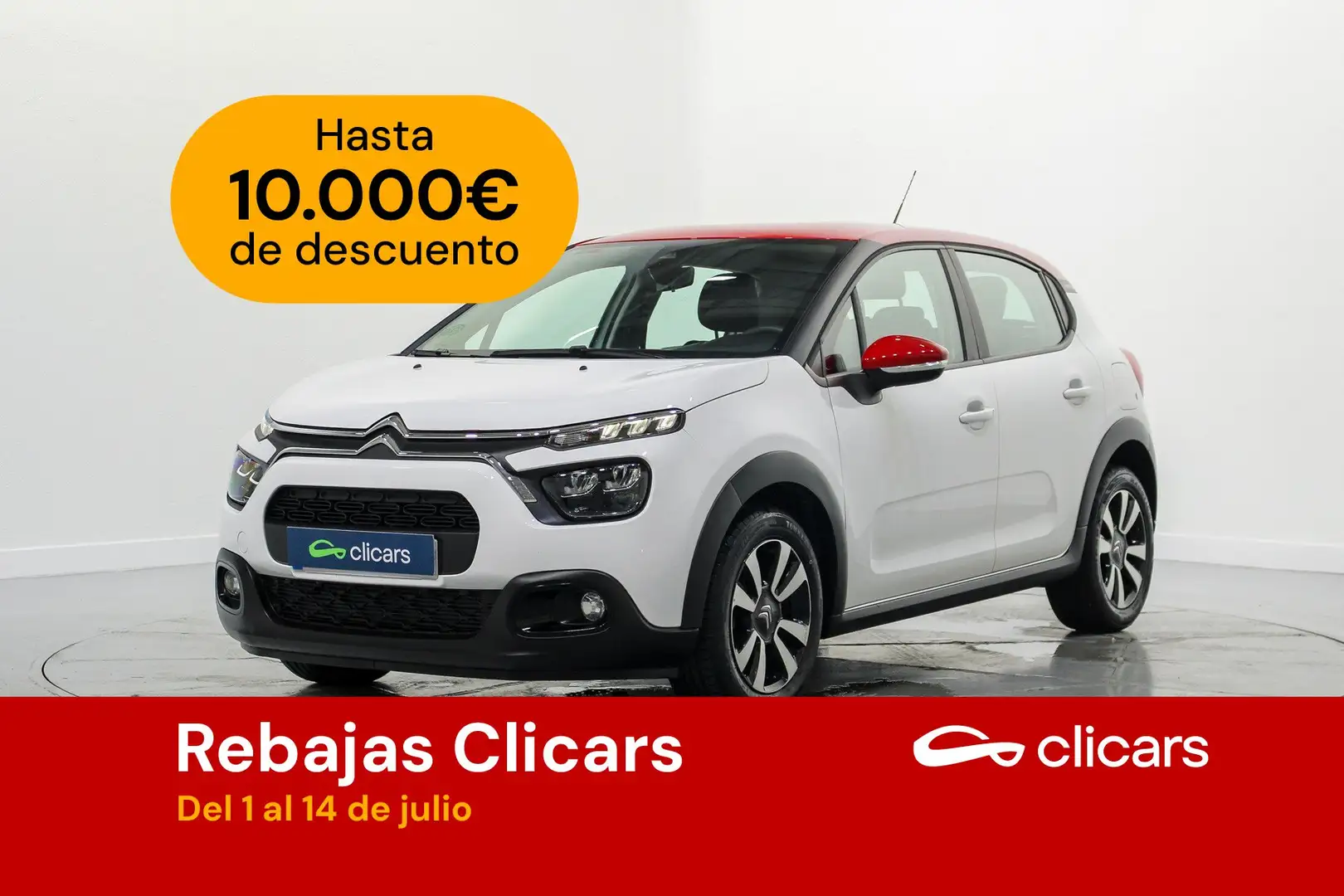 Citroen C3 1.2 PureTech S&S Feel Pack 83 Blanc - 1