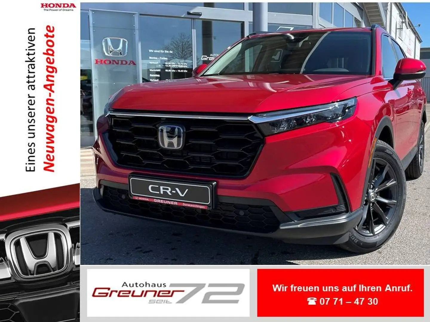 Honda CR-V e:HEV 2.0 i-MMD Hybrid AWD Elegance * AKTION * Rosso - 1