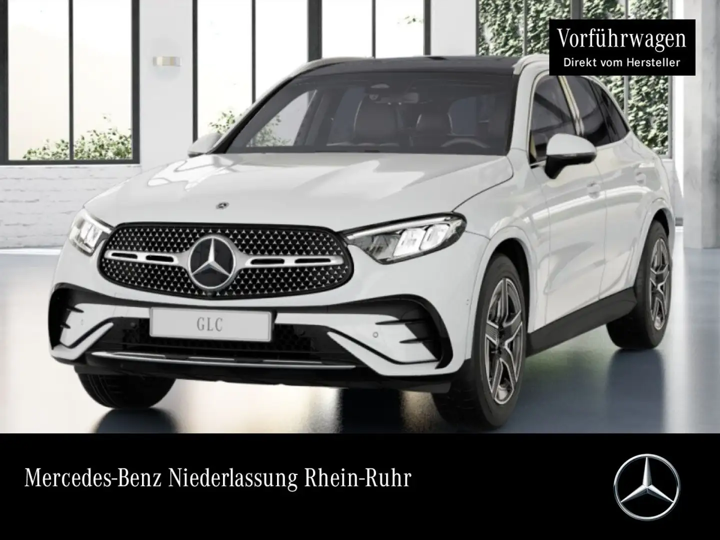 Mercedes-Benz GLC 200 d 4M AMG+PANO+360+AHK+LED+TOTW+KEYLESS+9G Weiß - 1