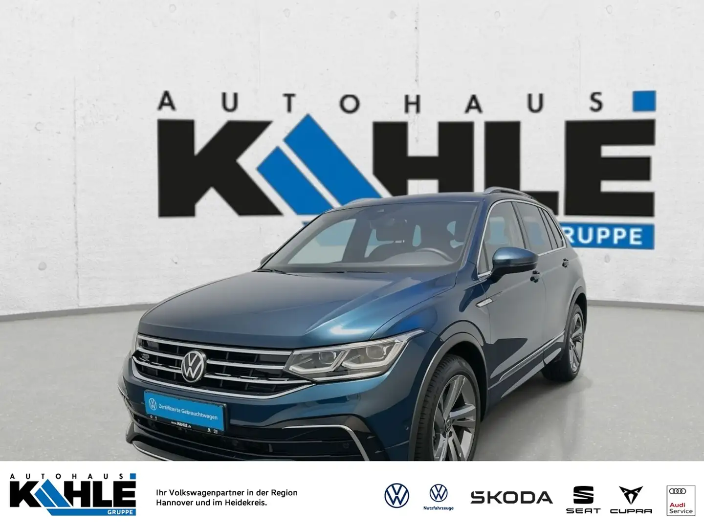 Volkswagen Tiguan 2.0 TSI 4Motion DSG R-Line Klima Navi Bleu - 1