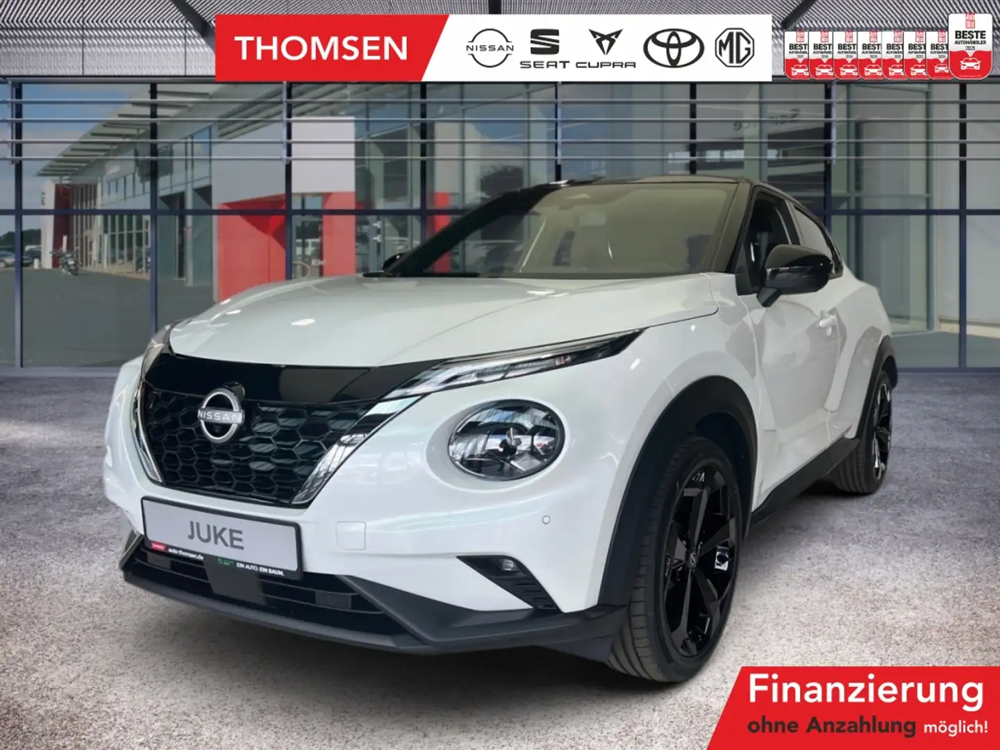 Nissan Juke 1.6HYBRID 143PS TEKNA Navi LED Winterp.BOSE Bianco - 1