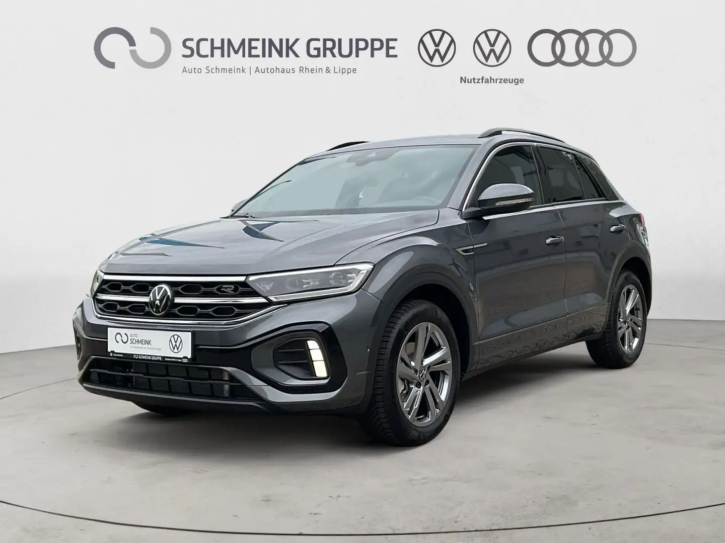 Volkswagen T-Roc R-Line 1.5 l TSI DSG Allwetter AHK Kamera Grigio - 1