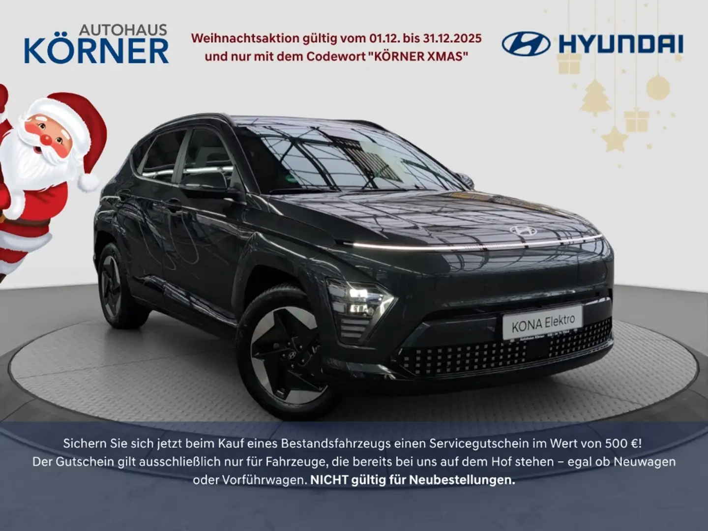Hyundai KONA 65 KWH PRIME TECHNIKPAKET 360 KAMERA HUD BOSE Groen - 1