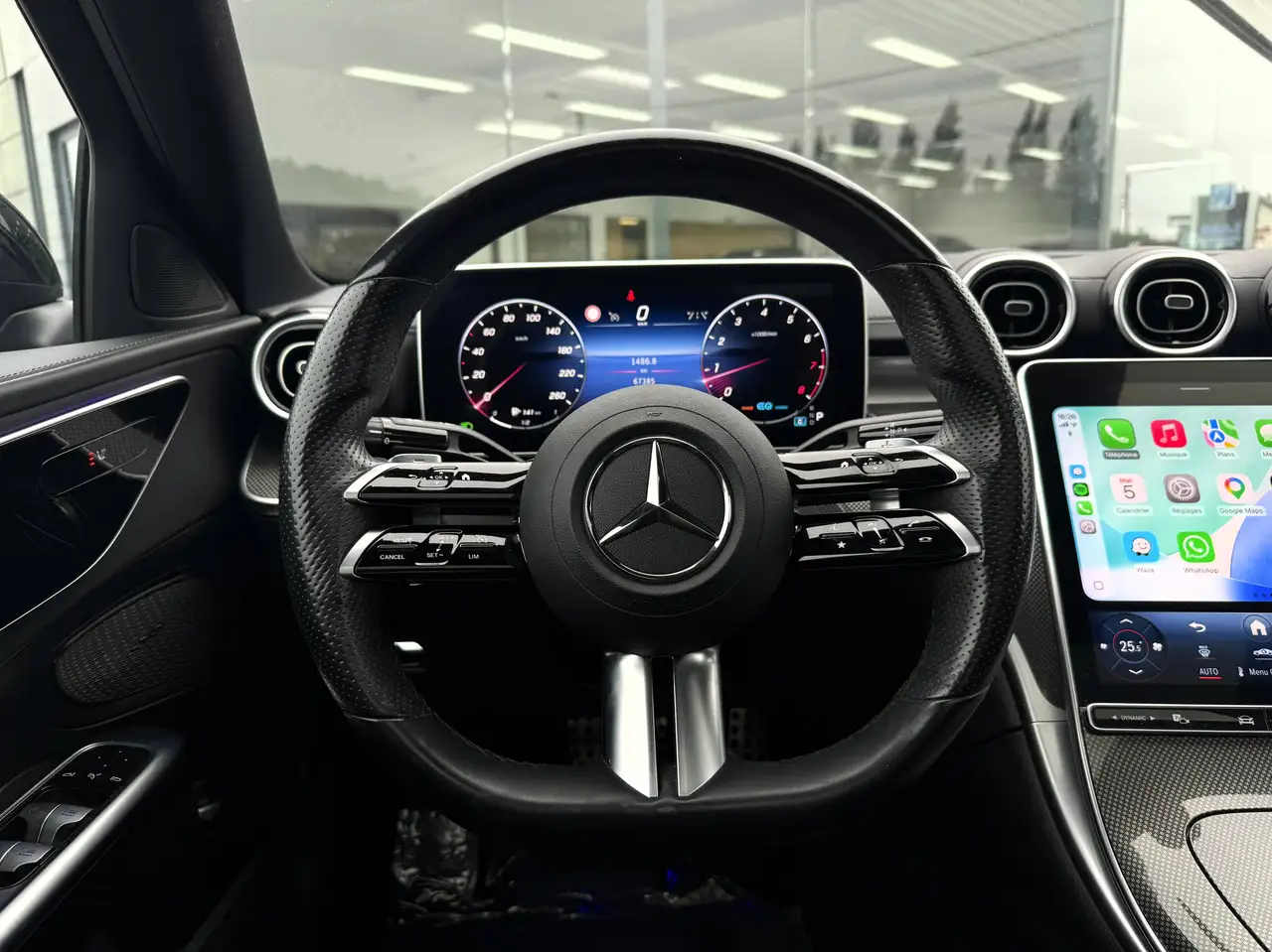 Mercedes-Benz C-Class 9G-TRONIC PACK AMG/NIGHT PANO CARPLAY LED AMBI BURMESTER, миниатюра 13