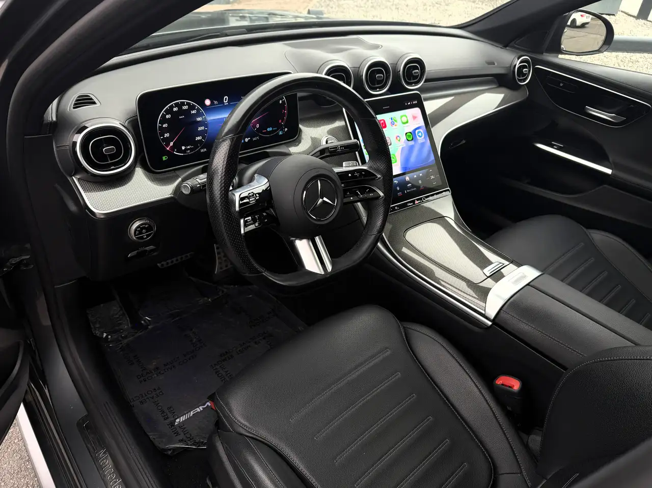 Mercedes-Benz C-Class 9G-TRONIC PACK AMG/NIGHT PANO CARPLAY LED AMBI BURMESTER, миниатюра 11