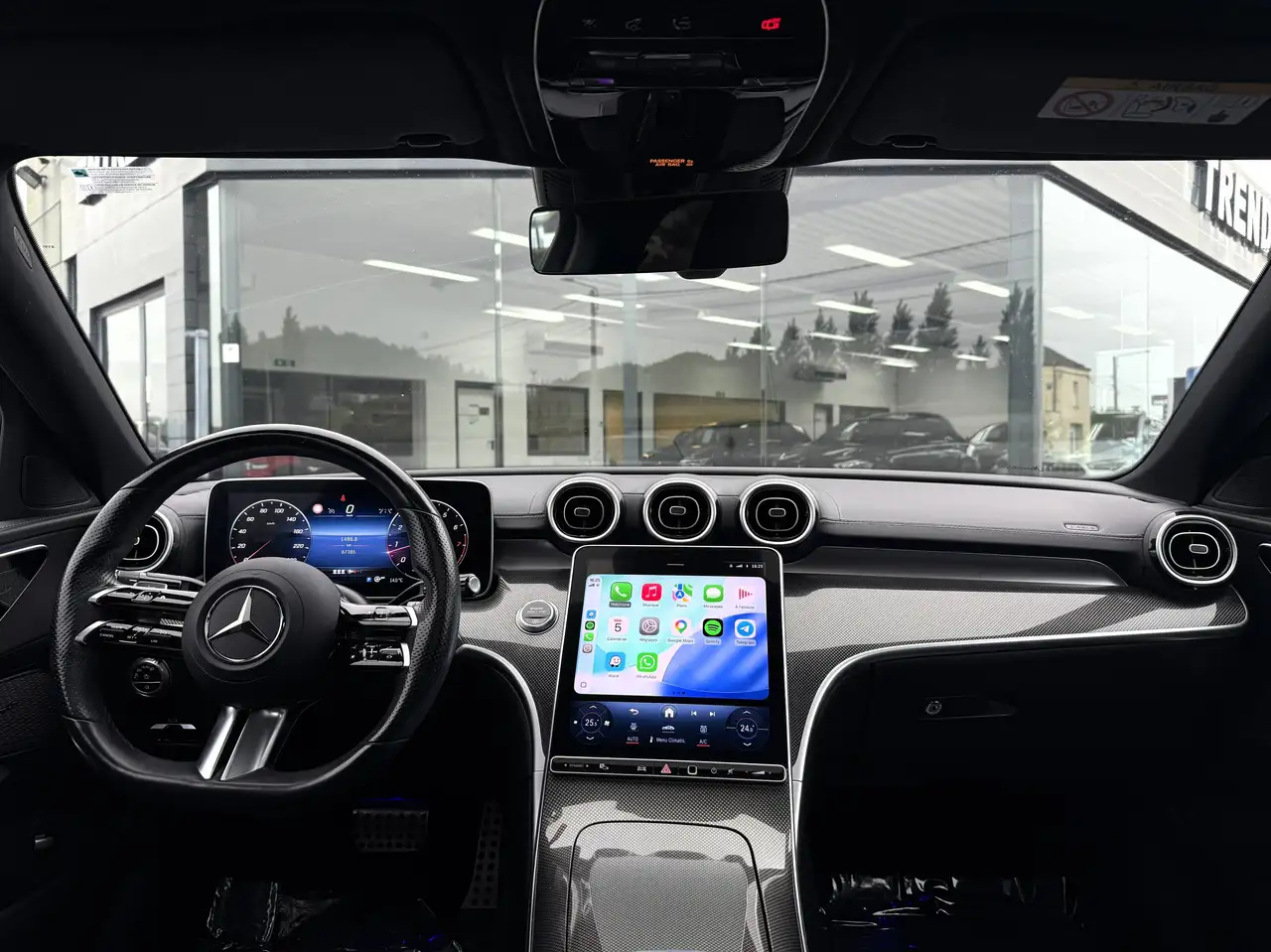 Mercedes-Benz C-Class 9G-TRONIC PACK AMG/NIGHT PANO CARPLAY LED AMBI BURMESTER, миниатюра 16