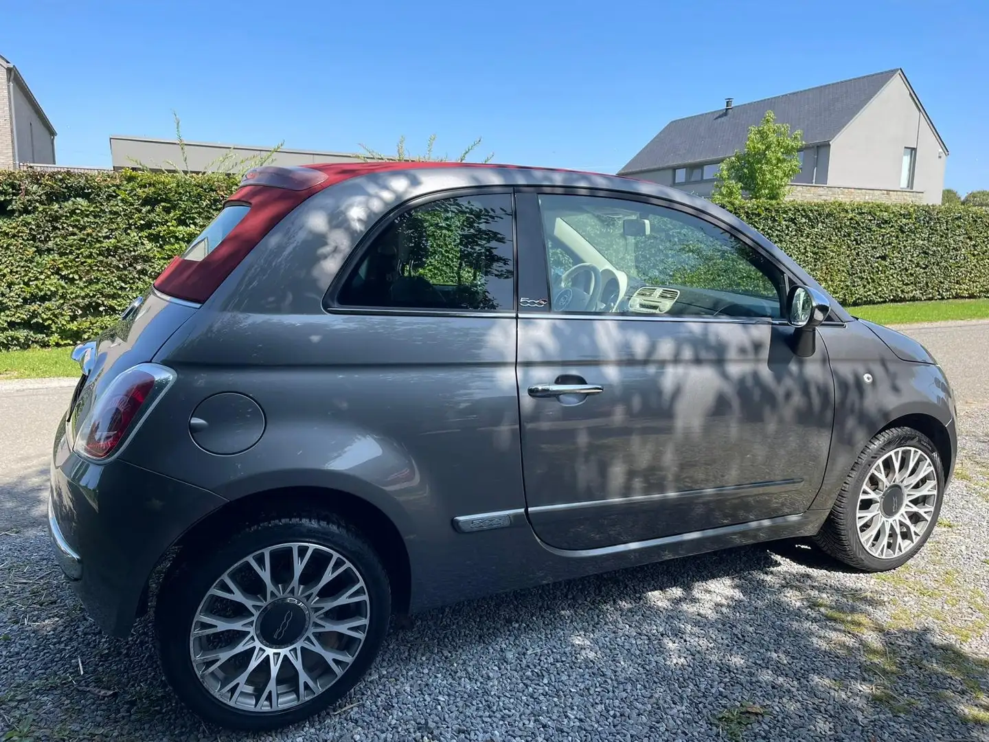 Fiat 500C 500C 1.2i Lounge SUPERBE CABRIOLET!!! GARANTIE 1AN Gris - 2