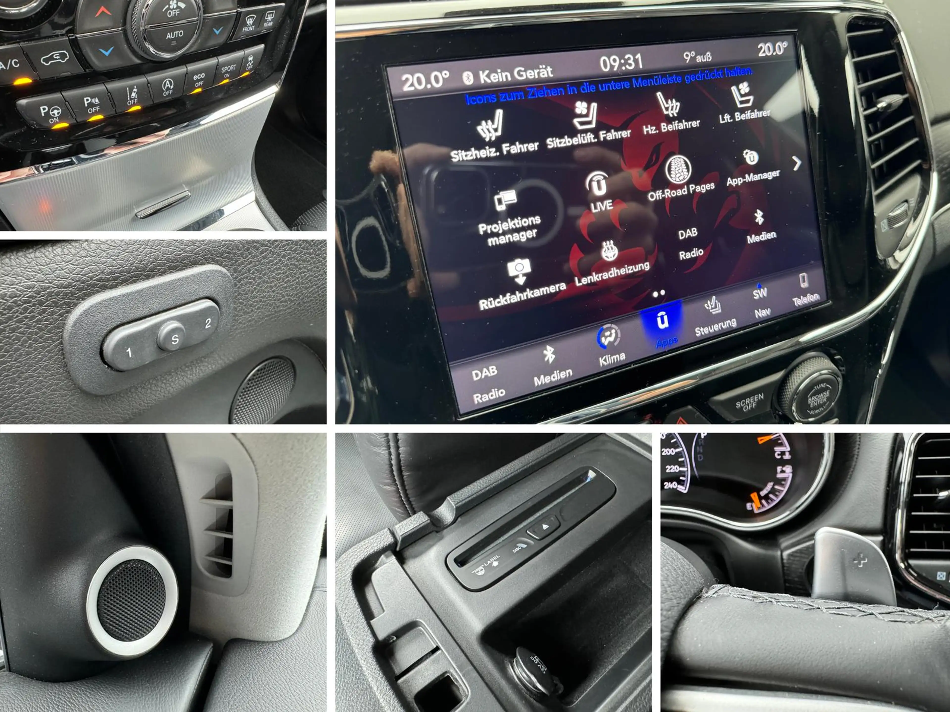 Jeep Grand Cherokee 3.0 CRD SUMMIT/ACC/AHK/H&K/PANO/LUFT/RCAM/QUADRA — photo 13