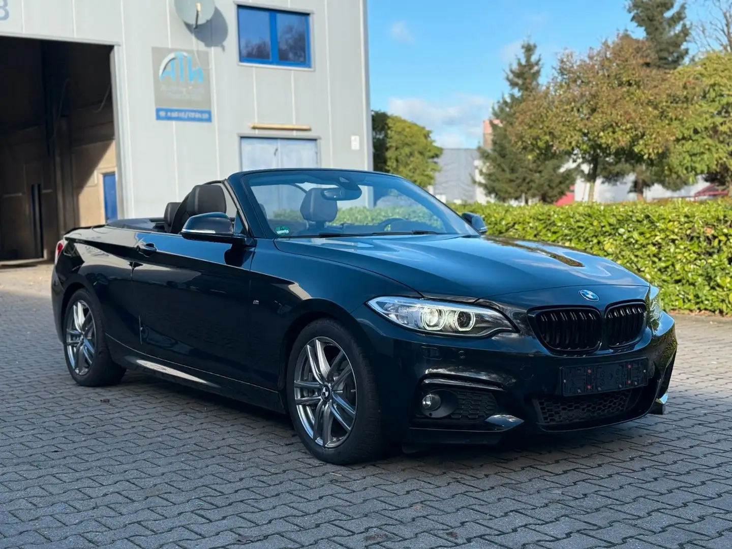 BMW 220 d Cabrio M-Sport*Leder*Memory*Navi* Fekete - 1