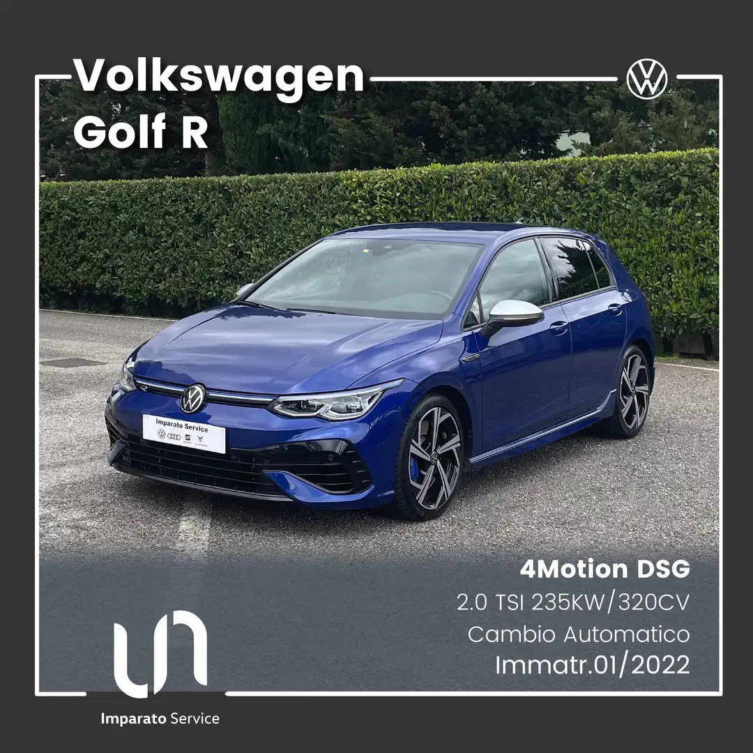 Volkswagen Golf R 2.0 TSI DSG 4Motion 235KW/320CV Azul - 1