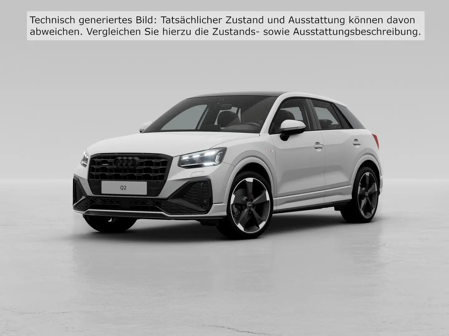 Audi Q2 40 TFSI Q S LINE MATRIX PANO LM19 Weiß - 2