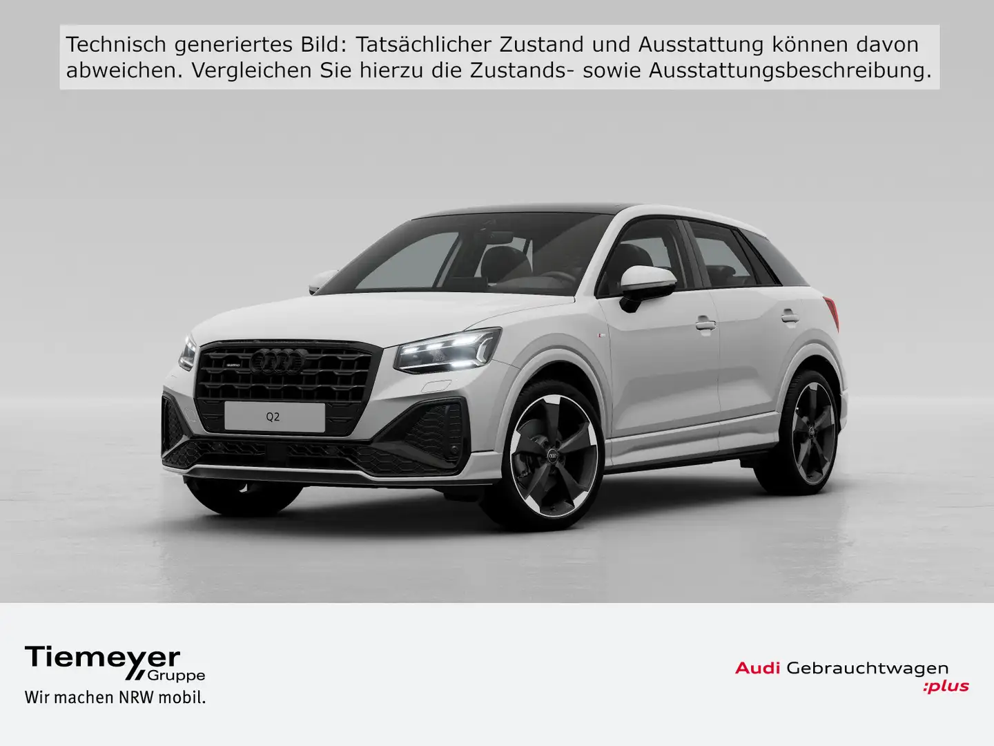 Audi Q2 40 TFSI Q S LINE MATRIX PANO LM19 Weiß - 1