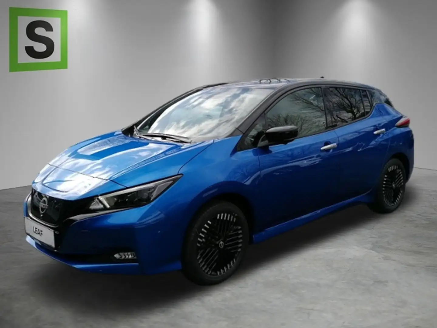 Nissan Leaf LEAF (ZE1) TEKNA 59kWh e+ Option Bleu - 2