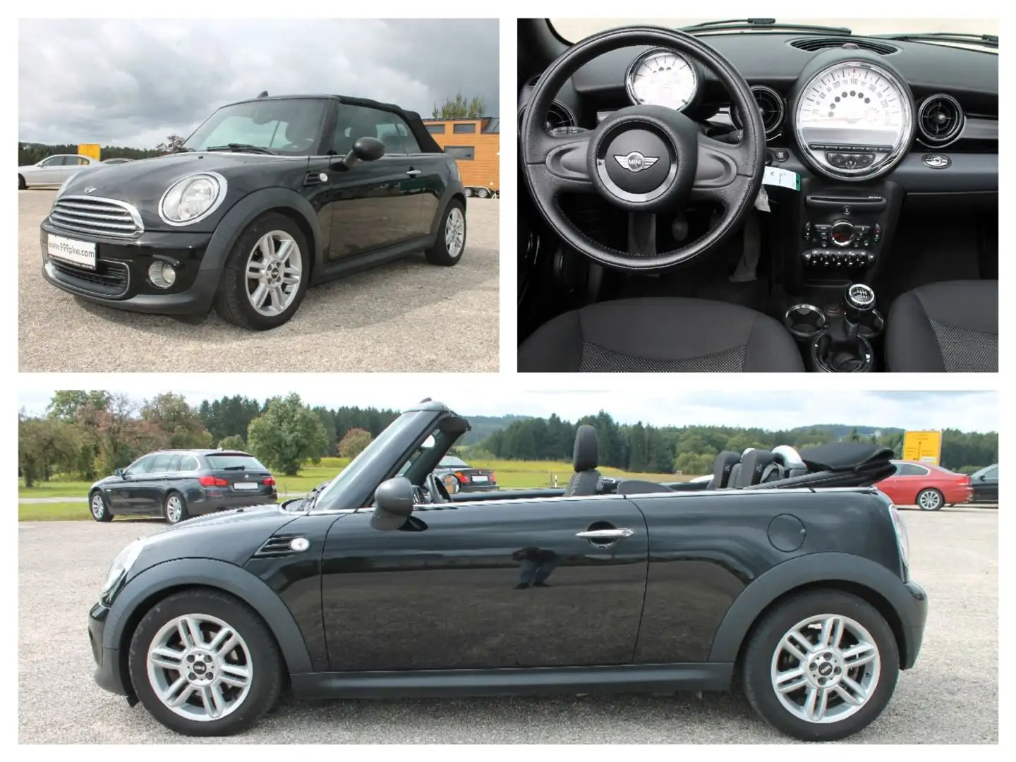 MINI One Cabrio Pepper Sitzhzg. PDC Schwarz - 1