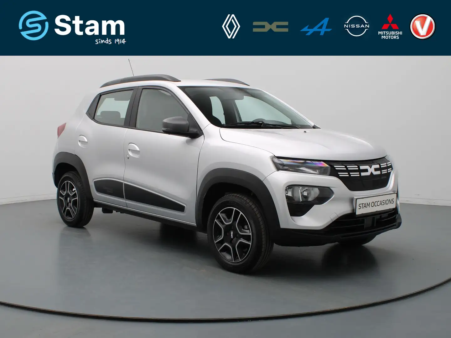 Dacia Spring Expression 27 kWh Airco | Camera | Carplay | Navi Grijs - 1