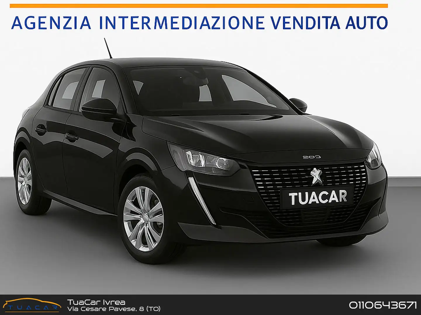 Peugeot 208 Style 1.2 PureTech 75 Nero - 1