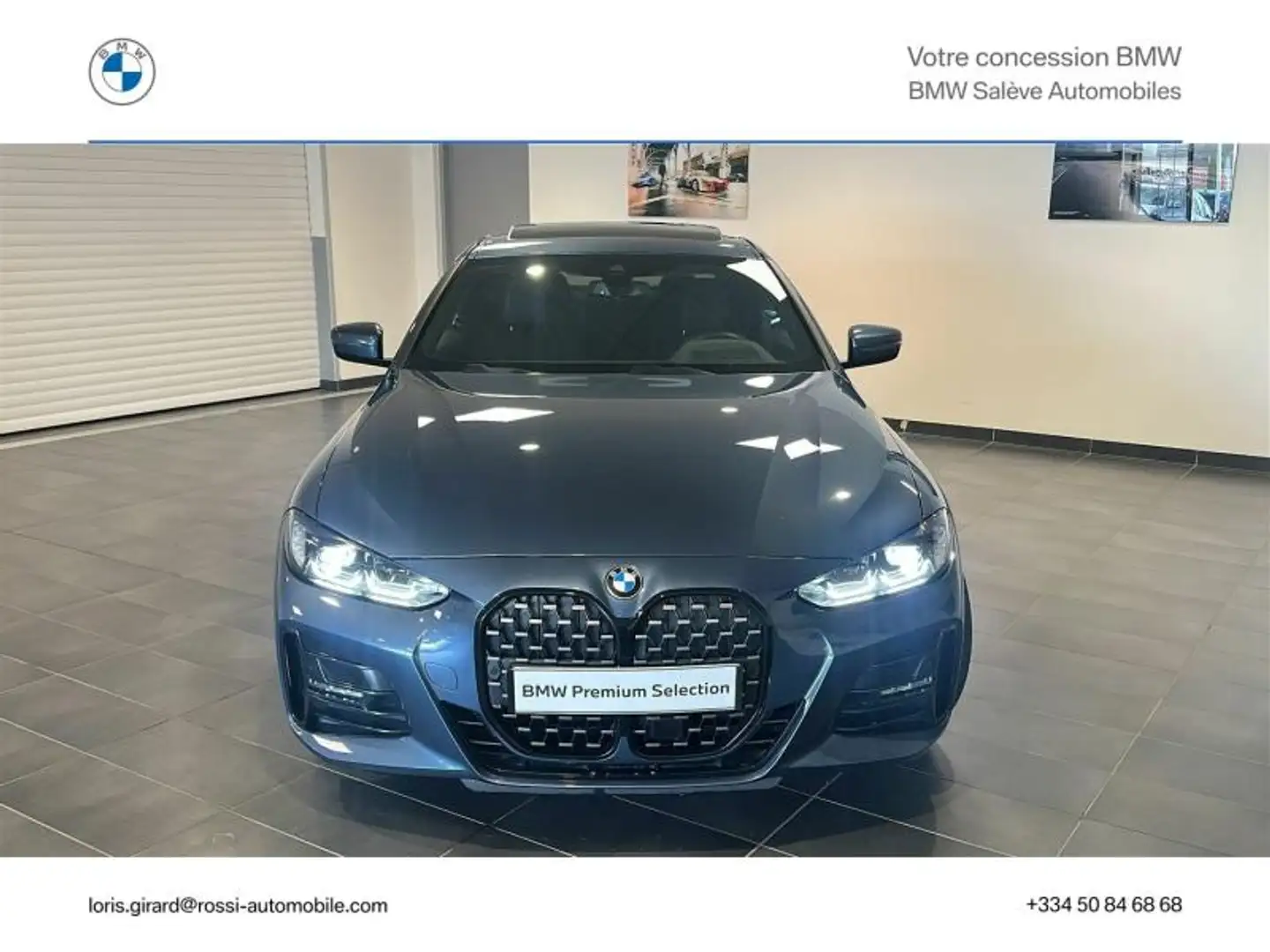 BMW 430 430dA xDrive 286ch M Sport Bleu - 2
