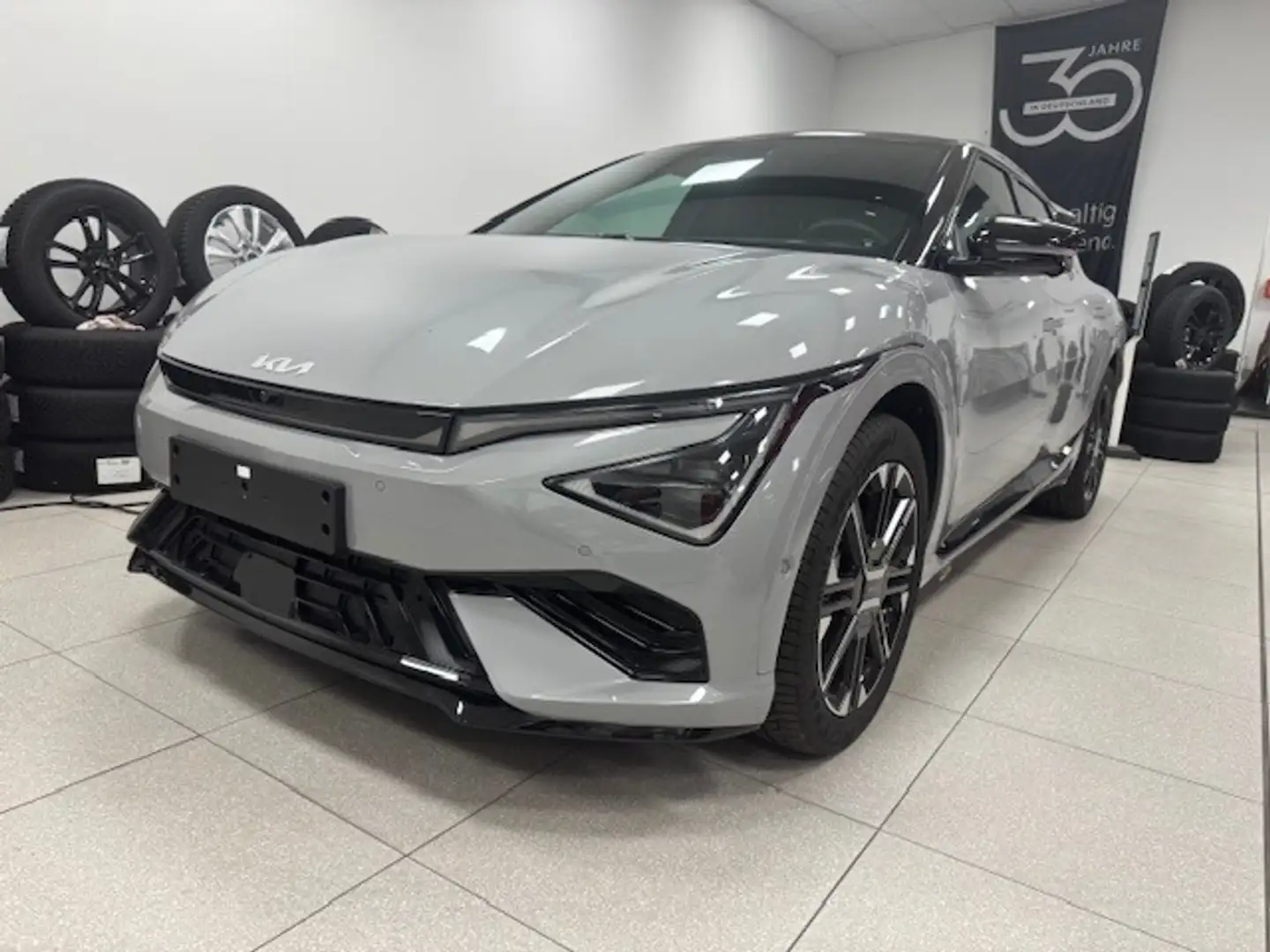 Kia EV6 GT-LINE 8FACH BEREIFT+800 VOLT SCHNELLLADEN Grau - 1