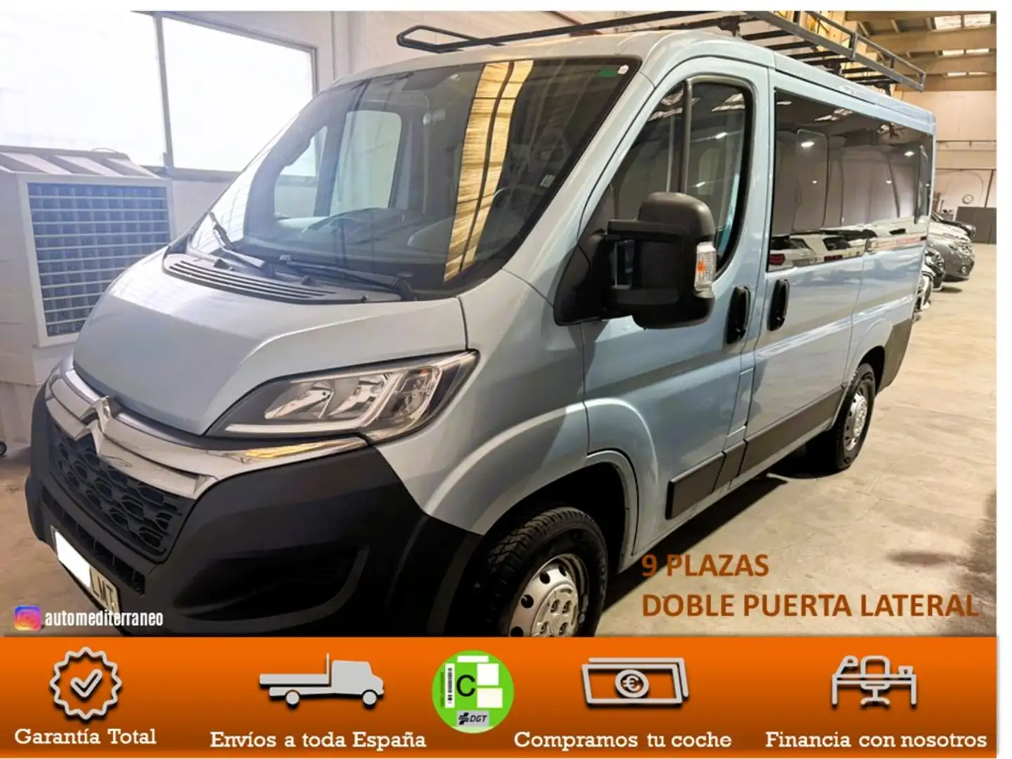 Citroen Jumper BlueHDi 88KW (120CV) Furgón 35L2H2 Azul - 1