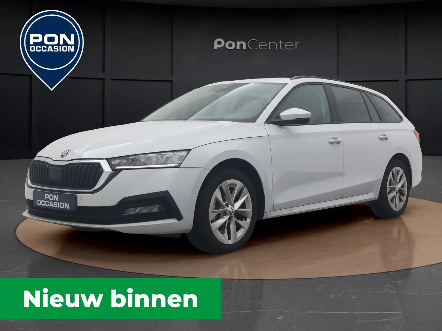 Skoda Octavia Combi 1.0 e-TSI Business Edition Plus | NIEUW BINN Wit - 1