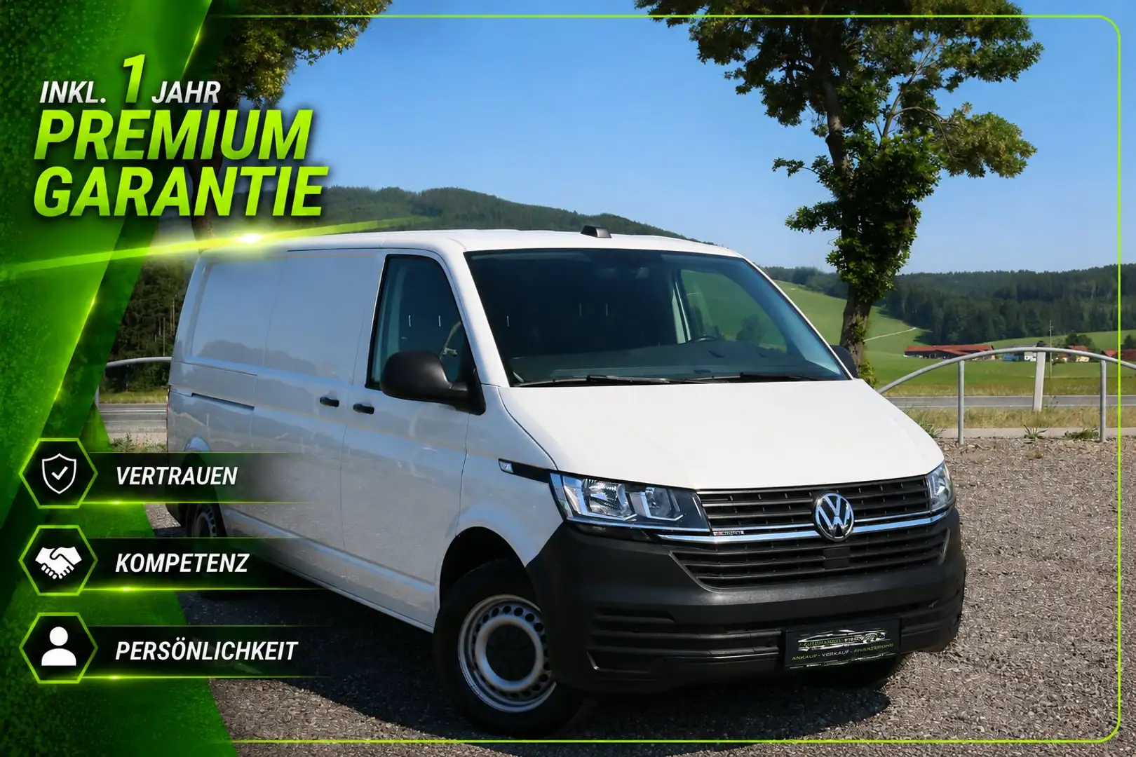 Volkswagen T6.1 Transporter Lang 4MOTION*Standheizung*Kamere*ACC Weiß - 1