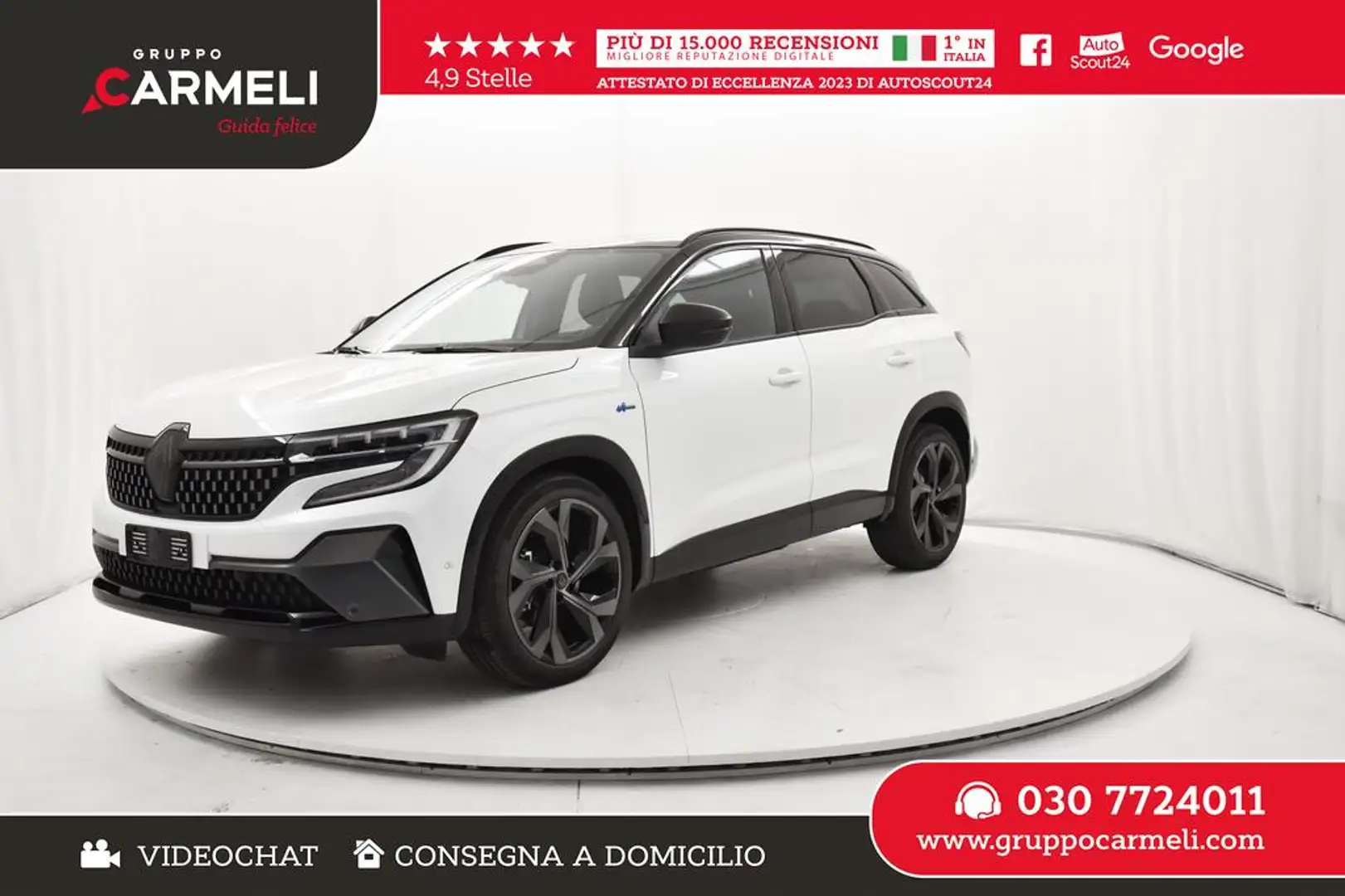 Renault Austral 1.2 E-Tech full hybrid Techno Esprit Alpine 200cv Bianco - 1