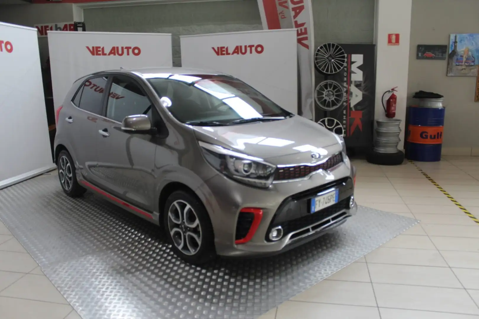 Kia Picanto 1.0 12V 5 porte GT Line Gris - 2