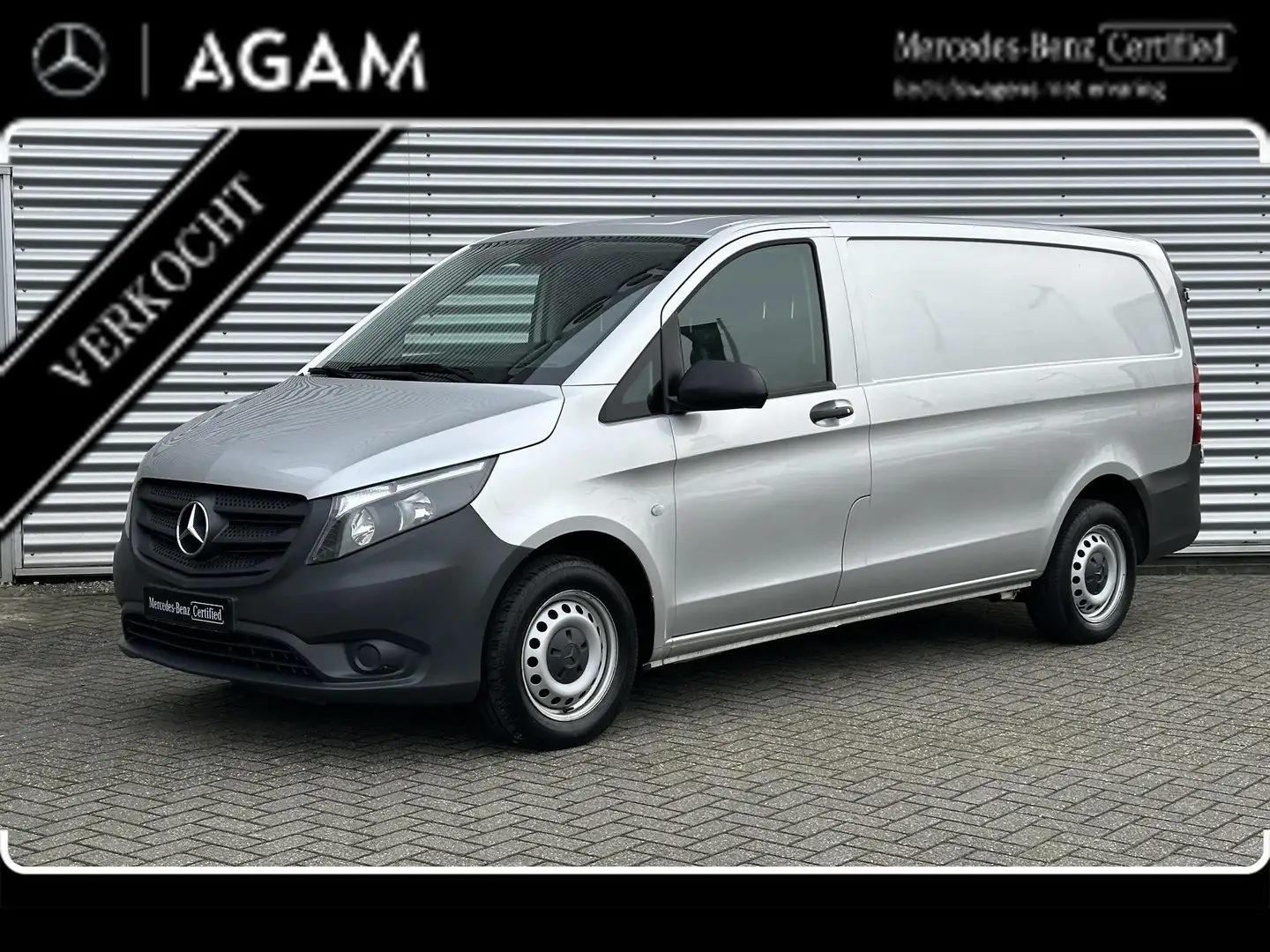 Mercedes-Benz Vito 114 CDI L2 Automaat Airco NavigatieApple Carplay- Argent - 1