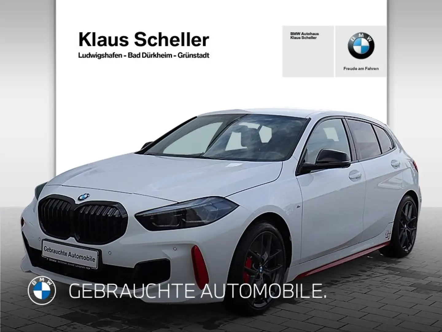 BMW 128ti Head-Up DAB LED WLAN Tempomat Klimaaut. Weiß - 1